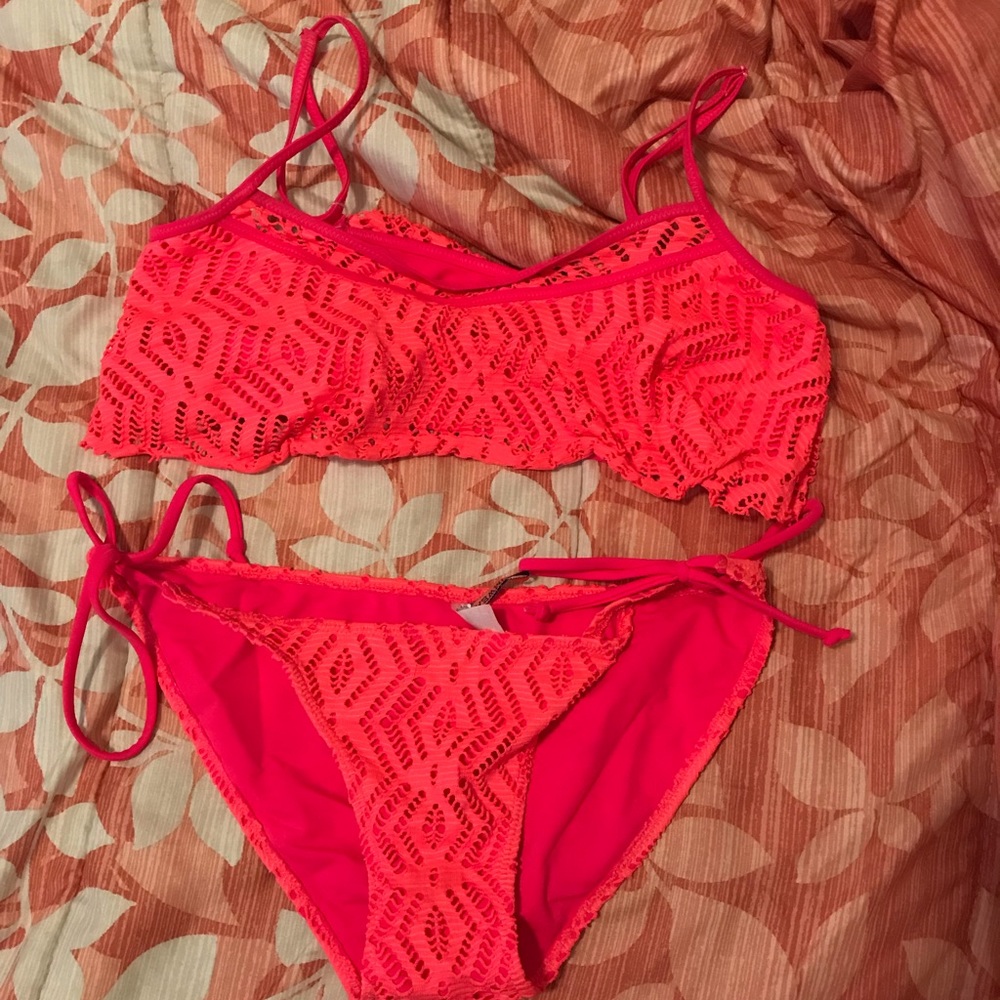 Pink bathing suit